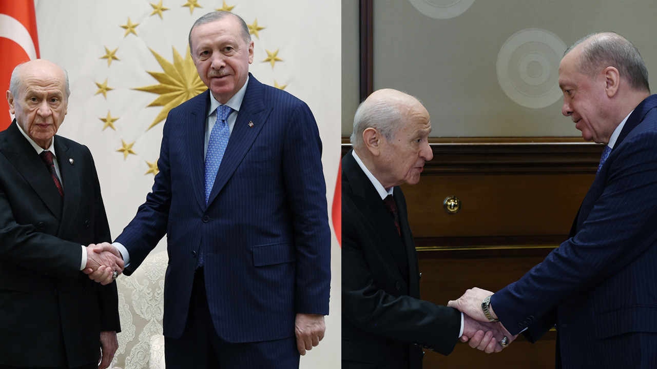 Cumhurbaşkanı Erdoğan, MHP Genel Başkanı Bahçeli’yi kabul etti