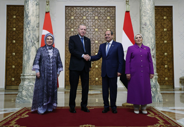 Cumhurbaşkanı Erdoğan Mısır'da böyle karşılandı - Resim: 3