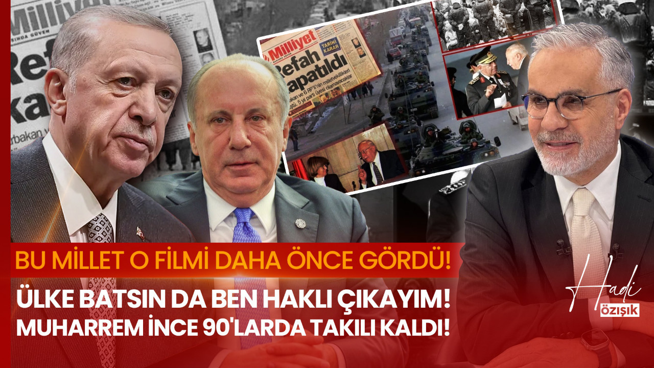 Erbakan’a yapılan neyse, bugün Erdoğan’a deneniyor! Muharrem İnce’nin 90’lardan kalma tehditleri!