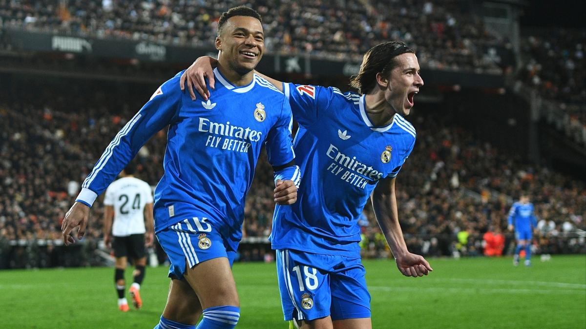 Real Madrid, Valencia deplasmanından 3 puanla ayrıldı