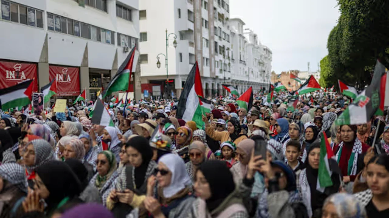 Fas’ın birçok kentinde Mescid-i Aksa için protestolar düzenlendi