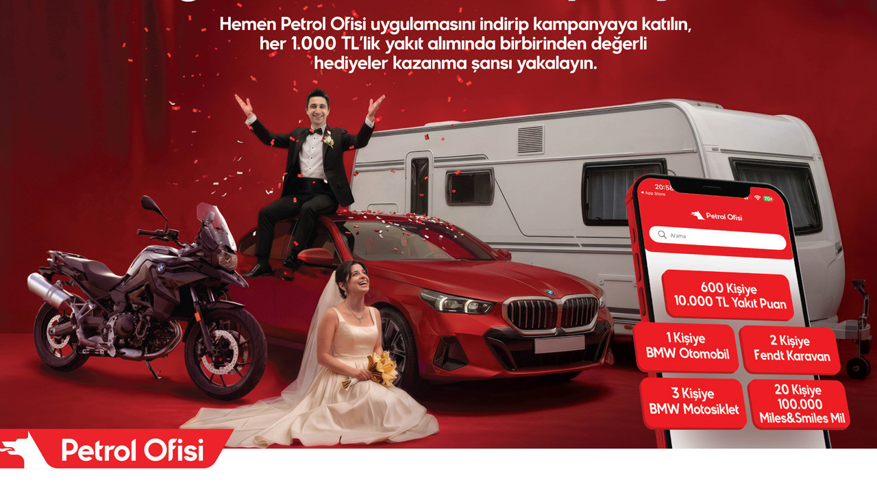 Petrol Ofisi’nden 1.000 TL’lik yakıt alımına büyük kampanya